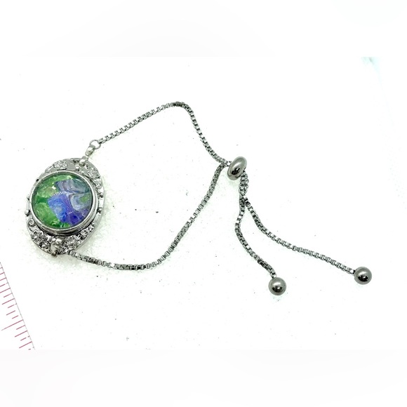 Bracelet snap chain Charms & Handmade 20mm snap SB20 sliding clasp - Picture 1 of 4